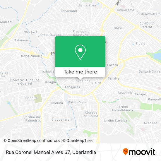 Rua Coronel Manoel Alves 67 map