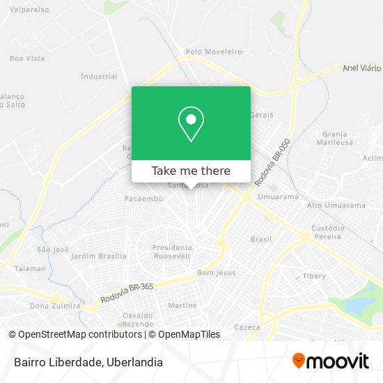 Bairro Liberdade map