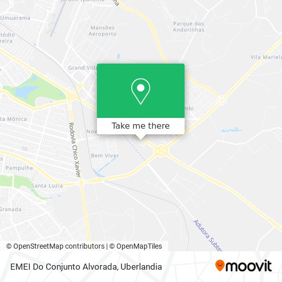 EMEI Do Conjunto Alvorada map