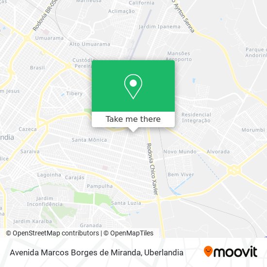 Avenida Marcos Borges de Miranda map