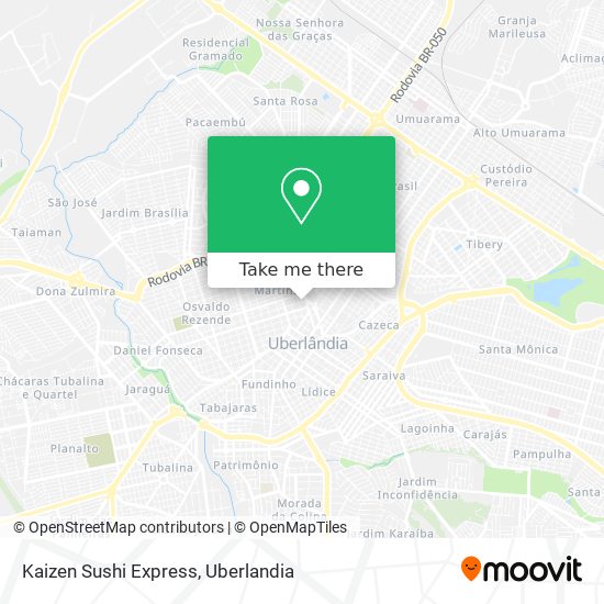 Kaizen Sushi Express map