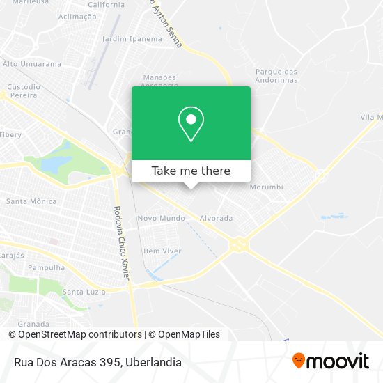 Mapa Rua Dos Aracas 395