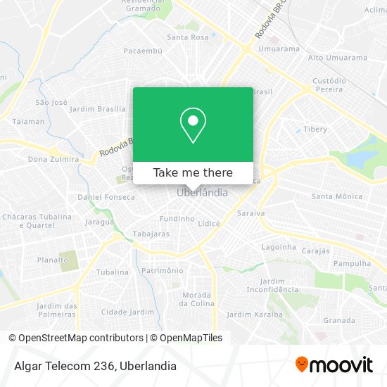 Mapa Algar Telecom 236