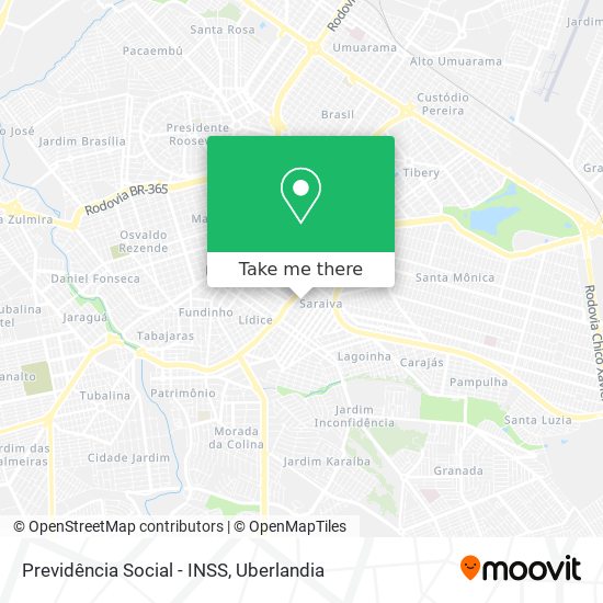 Previdência Social - INSS map
