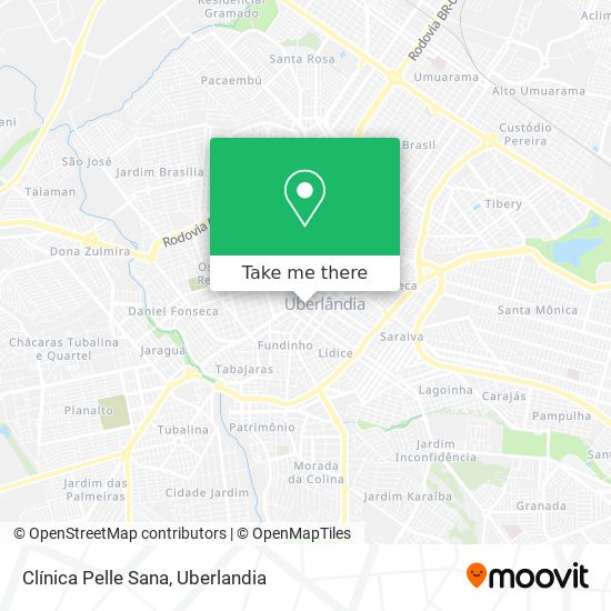 Clínica Pelle Sana map