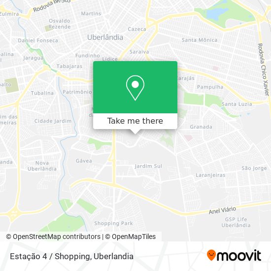 Mapa Estação 4 / Shopping