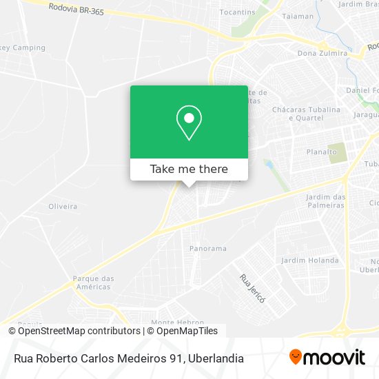 Mapa Rua Roberto Carlos Medeiros 91