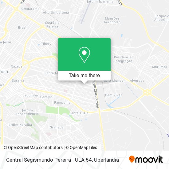 Central Segismundo Pereira - ULA 54 map