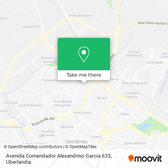 Avenida Comendador Alexandrino Garcia 635 map