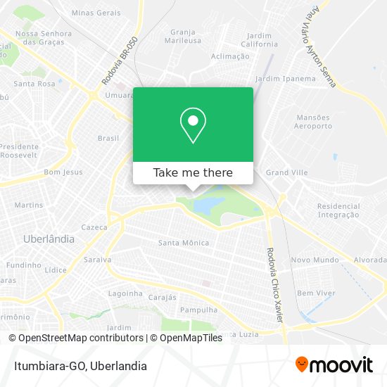 Itumbiara-GO map