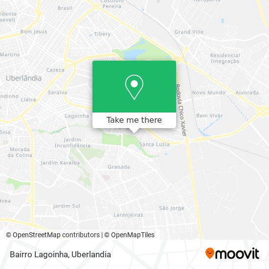 Bairro Lagoinha map