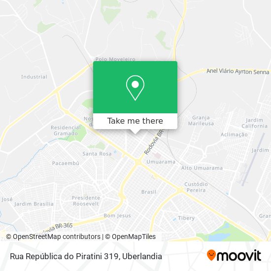 Rua República do Piratini 319 map