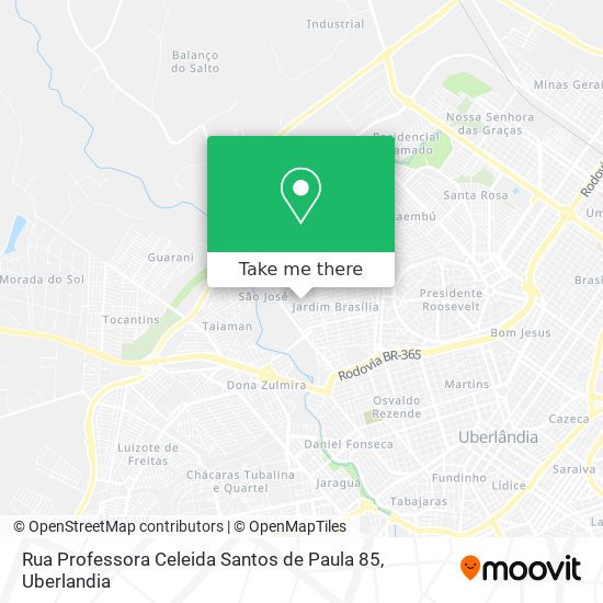 Rua Professora Celeida Santos de Paula 85 map