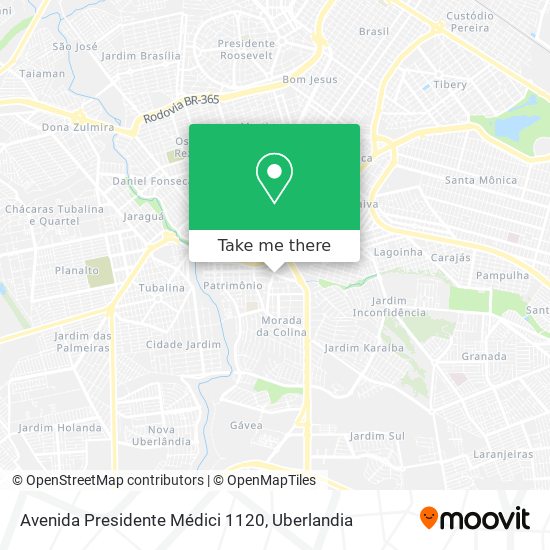 Avenida Presidente Médici 1120 map