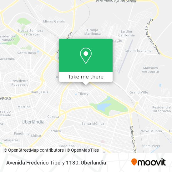 Mapa Avenida Frederico Tibery 1180