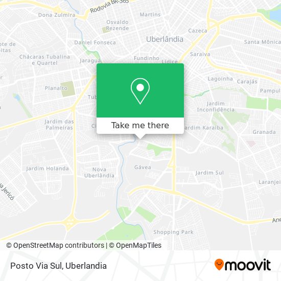 Posto Via Sul map