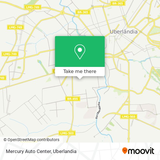 Mercury Auto Center map