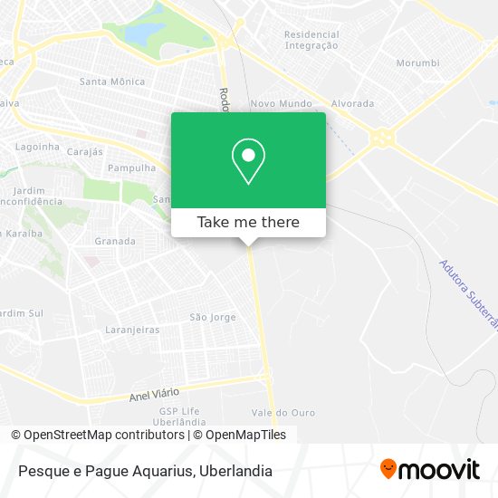 Pesque e Pague Aquarius map