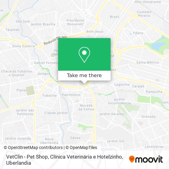 VetClin - Pet Shop, Clínica Veterinária e Hotelzinho map