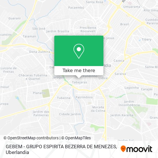 GEBEM - GRUPO ESPIRITA BEZERRA DE MENEZES map