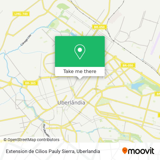 Extension de Cilios Pauly Sierra map