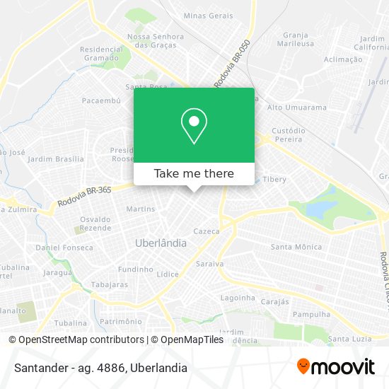 Mapa Santander - ag. 4886