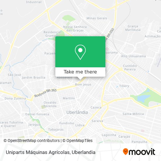Uniparts Máquinas Agrícolas map