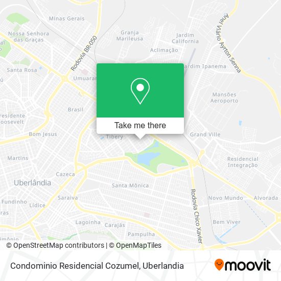 Mapa Condominio Residencial Cozumel