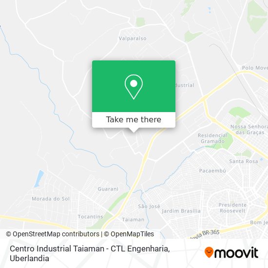 Mapa Centro Industrial Taiaman - CTL Engenharia