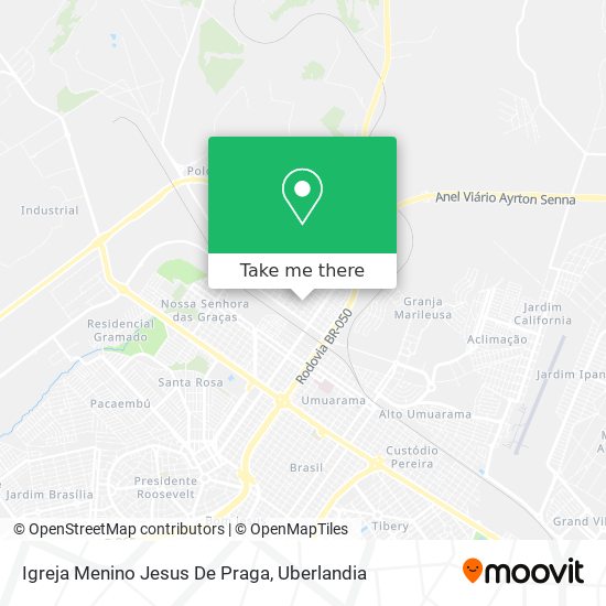 Mapa Igreja Menino Jesus De Praga