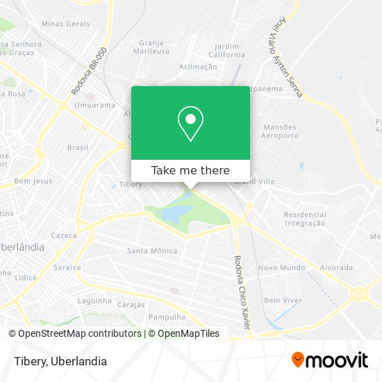 Tibery map