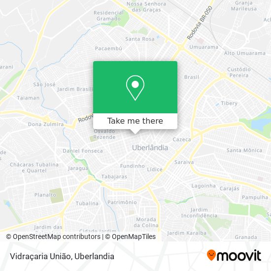 Vidraçaria União map