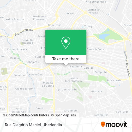 Rua Olegário Maciel map