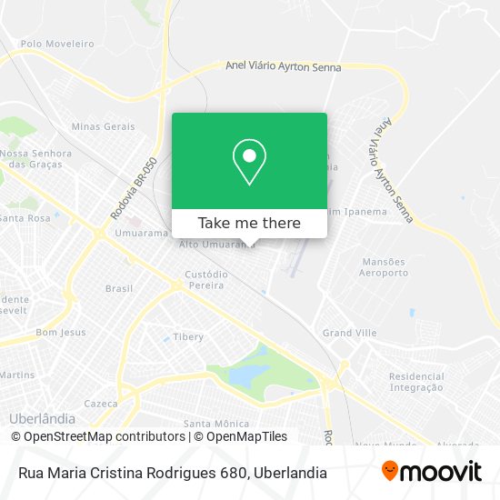 Mapa Rua Maria Cristina Rodrigues 680