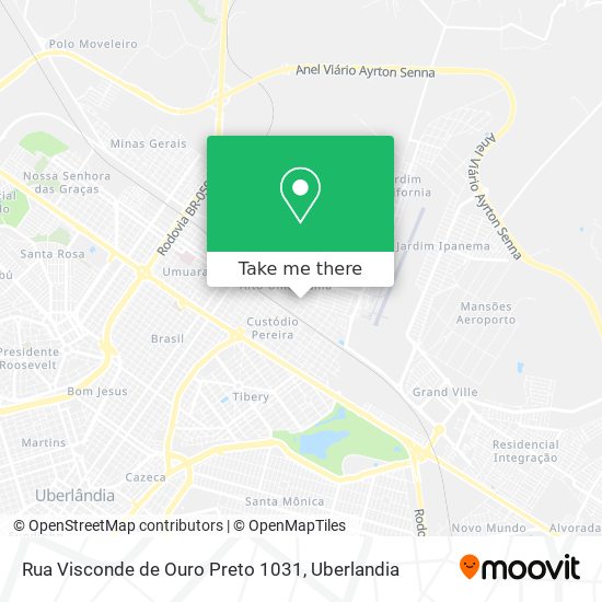 Rua Visconde de Ouro Preto 1031 map