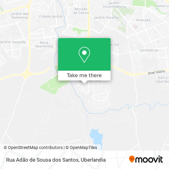 Mapa Rua Adão de Sousa dos Santos