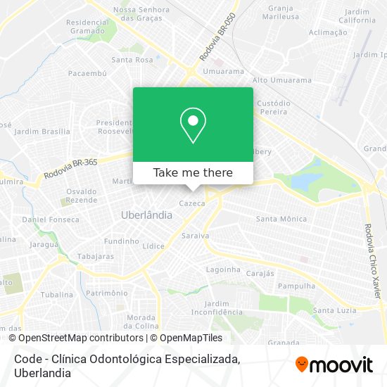 Code - Clínica Odontológica Especializada map