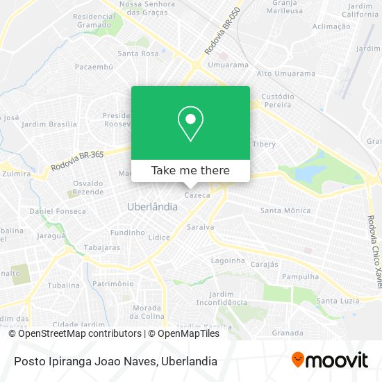 Posto Ipiranga Joao Naves map