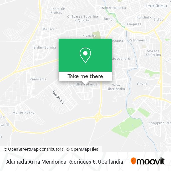 Alameda Anna Mendonça Rodrigues 6 map