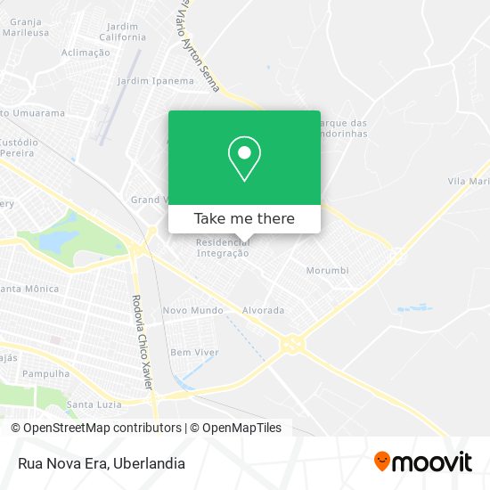 Mapa Rua Nova Era