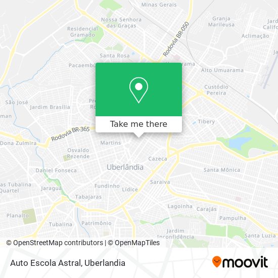 Mapa Auto Escola Astral