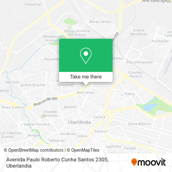 Avenida Paulo Roberto Cunha Santos 2305 map