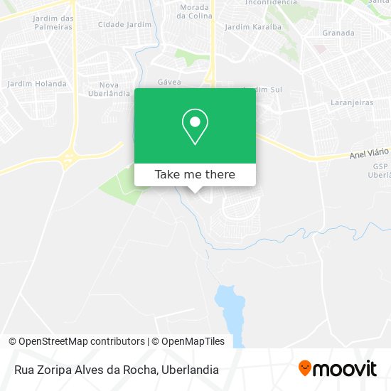 Rua Zoripa Alves da Rocha map