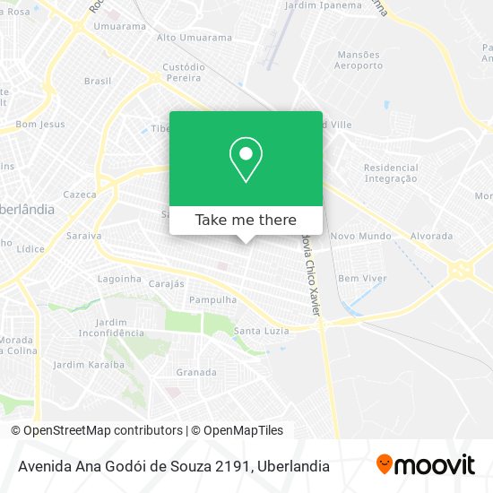 Avenida Ana Godói de Souza 2191 map