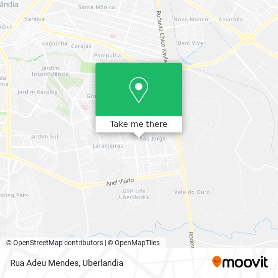 Rua Adeu Mendes map