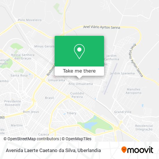 Avenida Laerte Caetano da Silva map