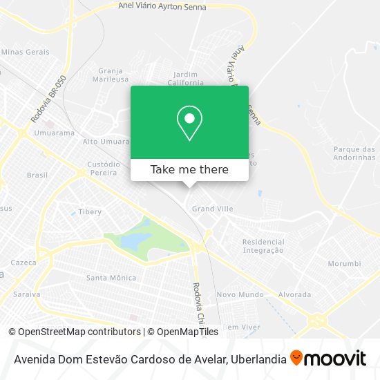 Avenida Dom Estevão Cardoso de Avelar map