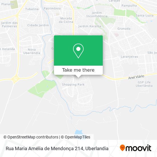 Mapa Rua Maria Amélia de Mendonça 214