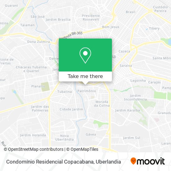 Condomínio Residencial Copacabana map