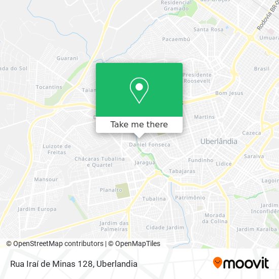 Rua Iraí de Minas 128 map